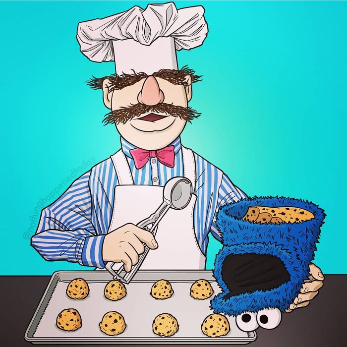 The Artist Continues To Reveal The Secret Lives Of Pop Culture Characters And The Result Is Hauntingly Fun (102 New Pics)