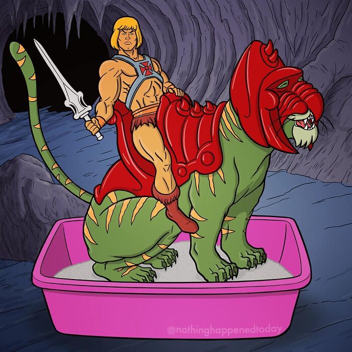 The Artist Continues To Reveal The Secret Lives Of Pop Culture Characters And The Result Is Hauntingly Fun (102 New Pics)