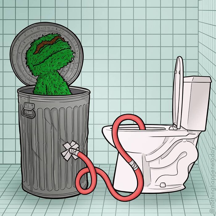 The Artist Continues To Reveal The Secret Lives Of Pop Culture Characters And The Result Is Hauntingly Fun (102 New Pics)