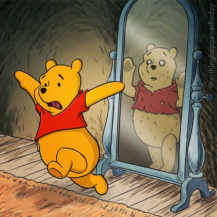 The Artist Continues To Reveal The Secret Lives Of Pop Culture Characters And The Result Is Hauntingly Fun (102 New Pics)