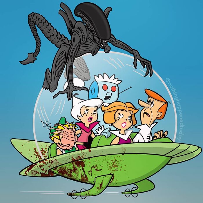 The Artist Continues To Reveal The Secret Lives Of Pop Culture Characters And The Result Is Hauntingly Fun (102 New Pics)