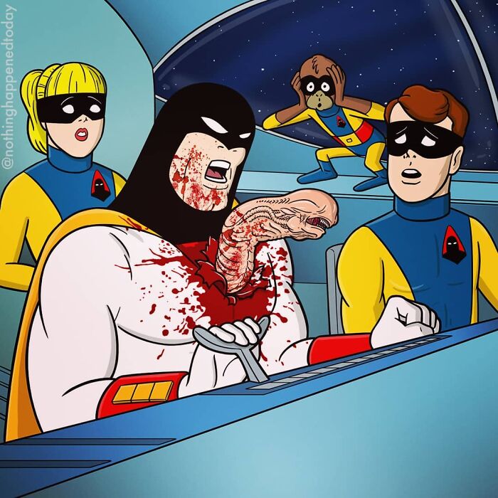 The Artist Continues To Reveal The Secret Lives Of Pop Culture Characters And The Result Is Hauntingly Fun (102 New Pics)