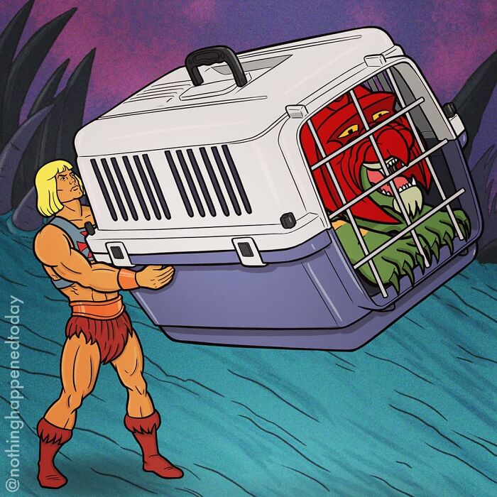 The Artist Continues To Reveal The Secret Lives Of Pop Culture Characters And The Result Is Hauntingly Fun (102 New Pics)