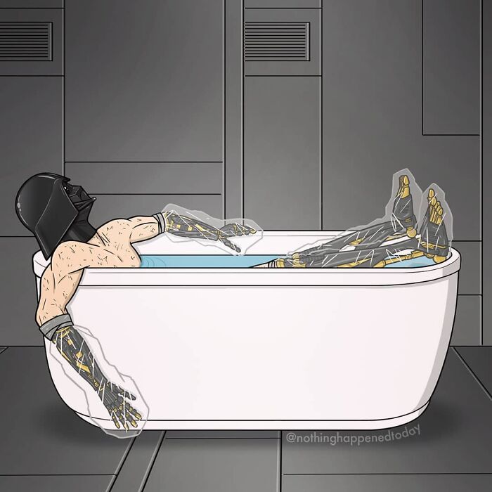 The Artist Continues To Reveal The Secret Lives Of Pop Culture Characters And The Result Is Hauntingly Fun (102 New Pics)