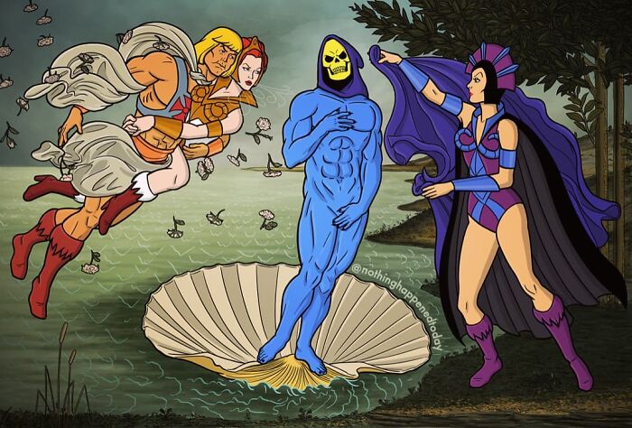 The Artist Continues To Reveal The Secret Lives Of Pop Culture Characters And The Result Is Hauntingly Fun (102 New Pics)