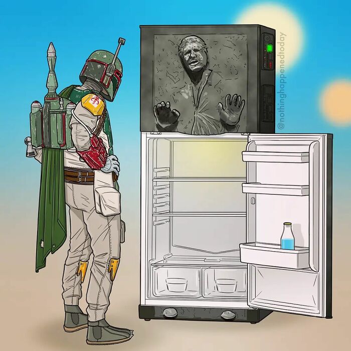 The Artist Continues To Reveal The Secret Lives Of Pop Culture Characters And The Result Is Hauntingly Fun (102 New Pics)