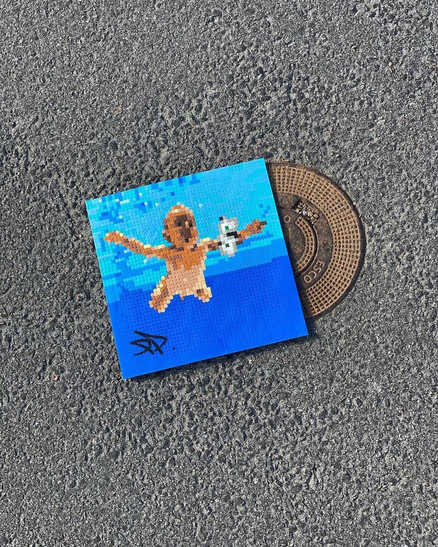 This Artist Is Going Viral By Turning Concrete Barriers Into A Giant Toblerone (+ More Of His Pics)