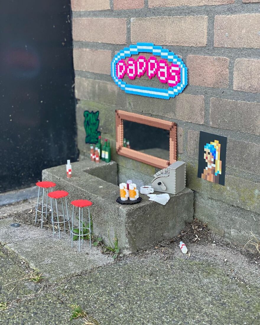 This Artist Is Going Viral By Turning Concrete Barriers Into A Giant Toblerone (+ More Of His Pics)