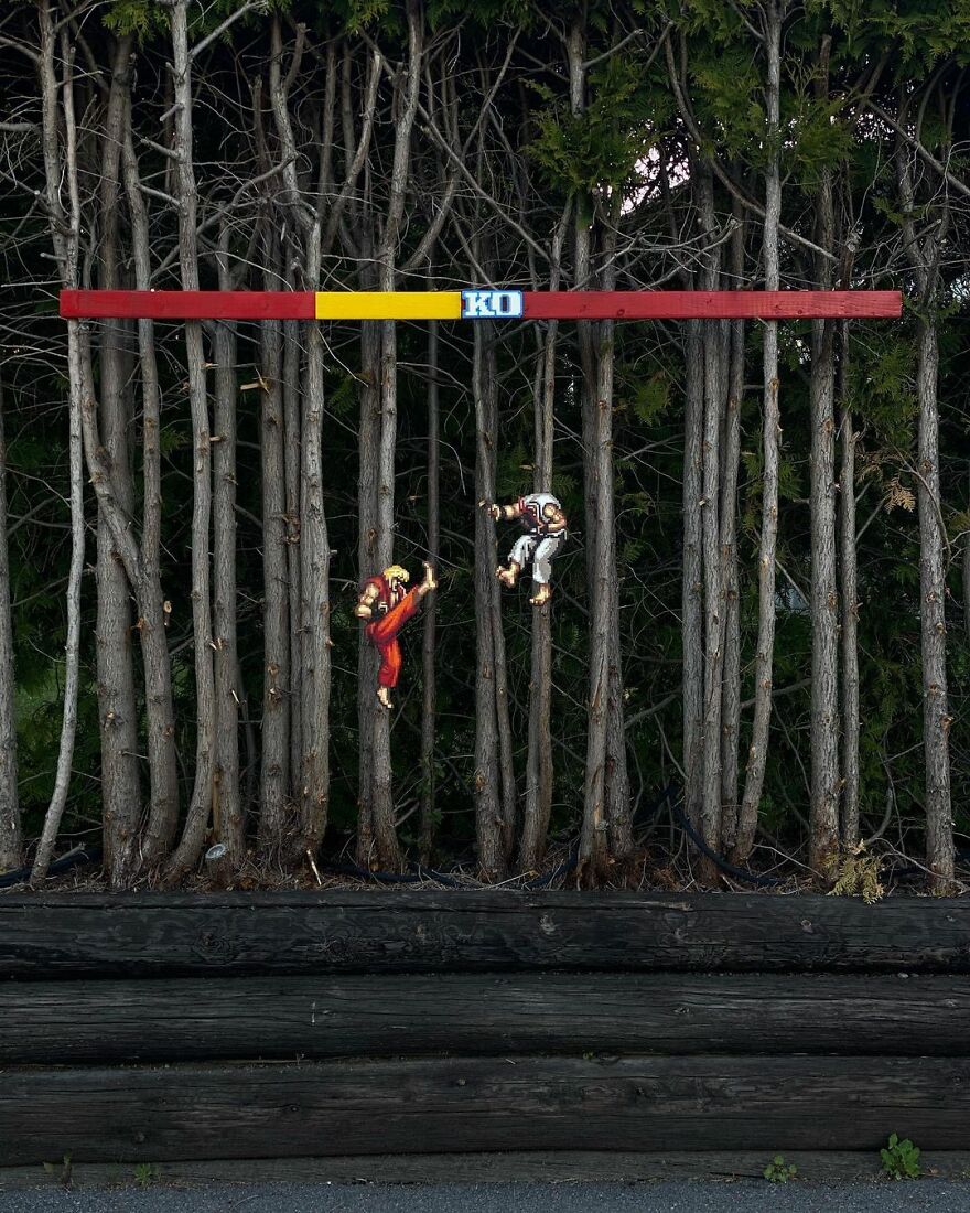 This Artist Is Going Viral By Turning Concrete Barriers Into A Giant Toblerone (+ More Of His Pics)