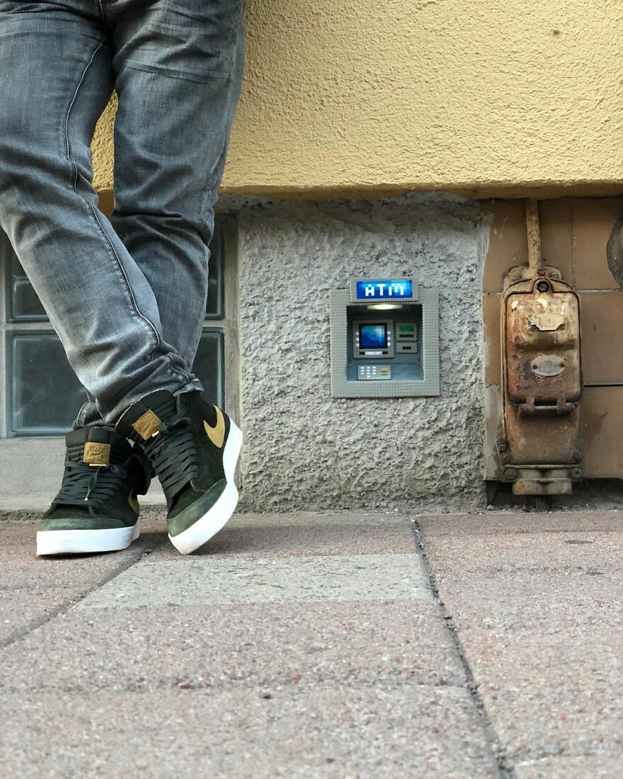 This Artist Is Going Viral By Turning Concrete Barriers Into A Giant Toblerone (+ More Of His Pics)