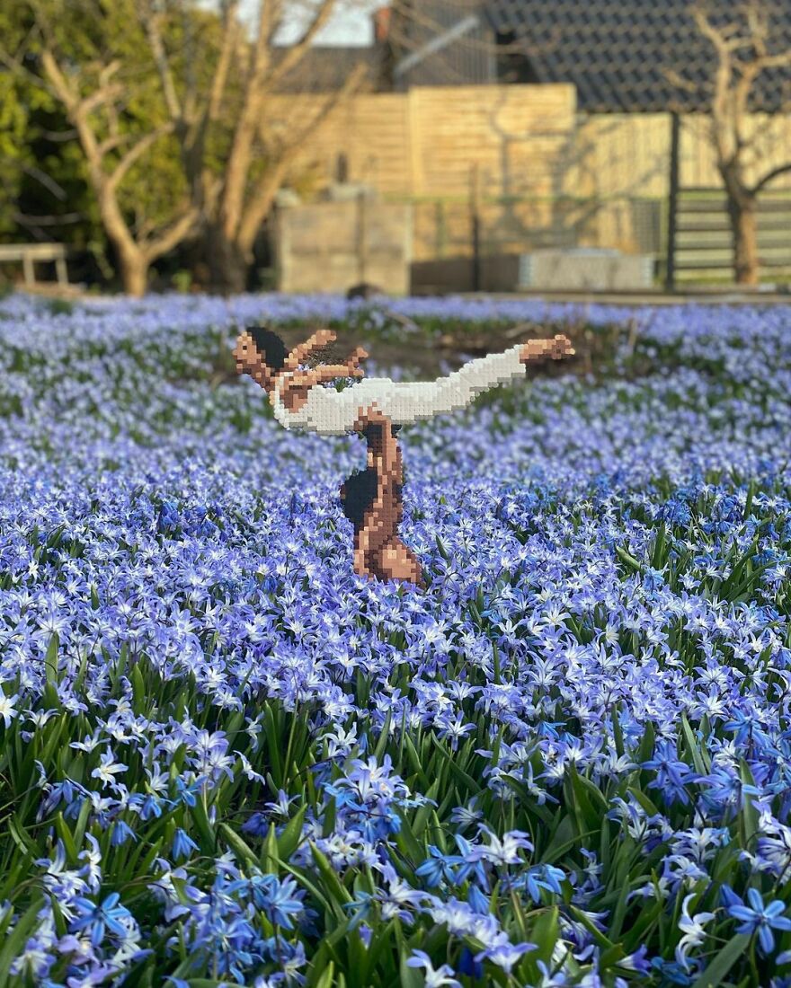 This Artist Is Going Viral By Turning Concrete Barriers Into A Giant Toblerone (+ More Of His Pics)