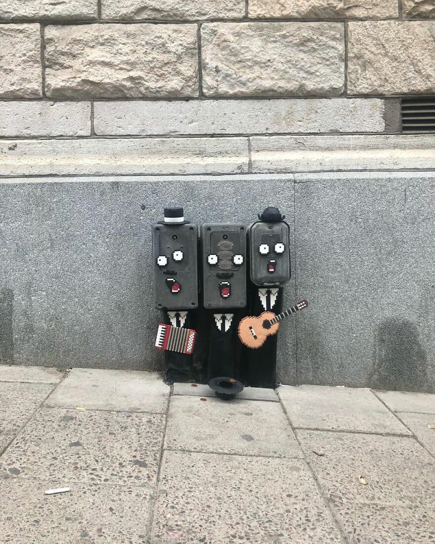 This Artist Is Going Viral By Turning Concrete Barriers Into A Giant Toblerone (+ More Of His Pics)