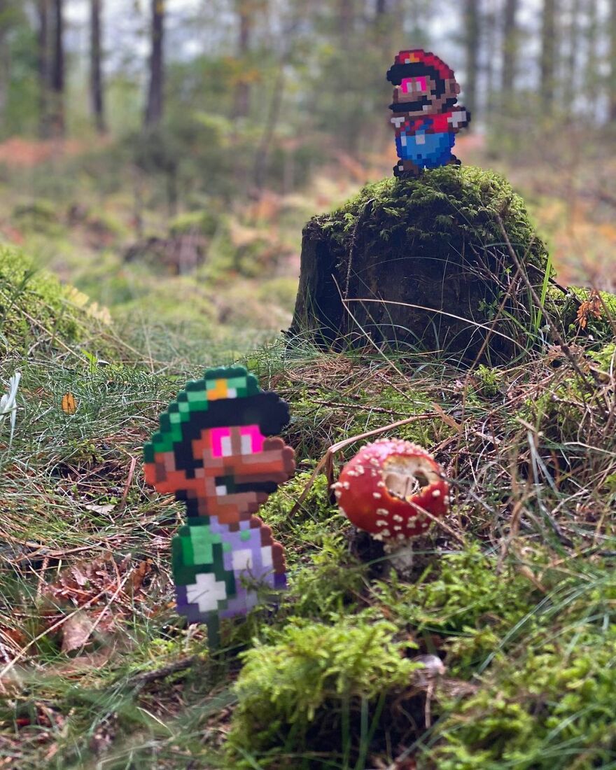 This Artist Is Going Viral By Turning Concrete Barriers Into A Giant Toblerone (+ More Of His Pics)