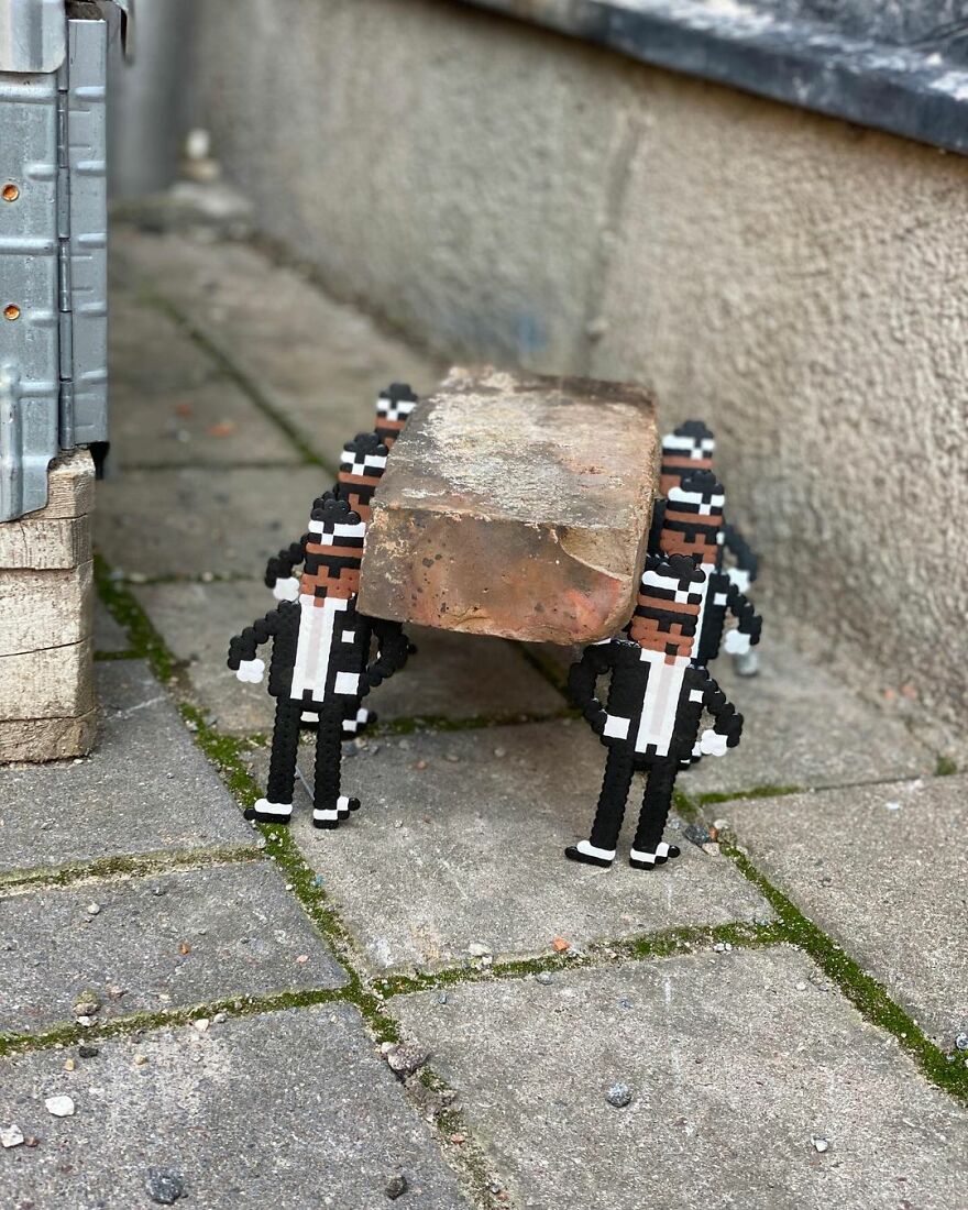 This Artist Is Going Viral By Turning Concrete Barriers Into A Giant Toblerone (+ More Of His Pics)