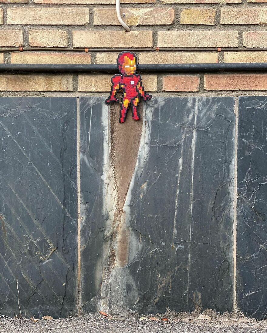 This Artist Is Going Viral By Turning Concrete Barriers Into A Giant Toblerone (+ More Of His Pics)