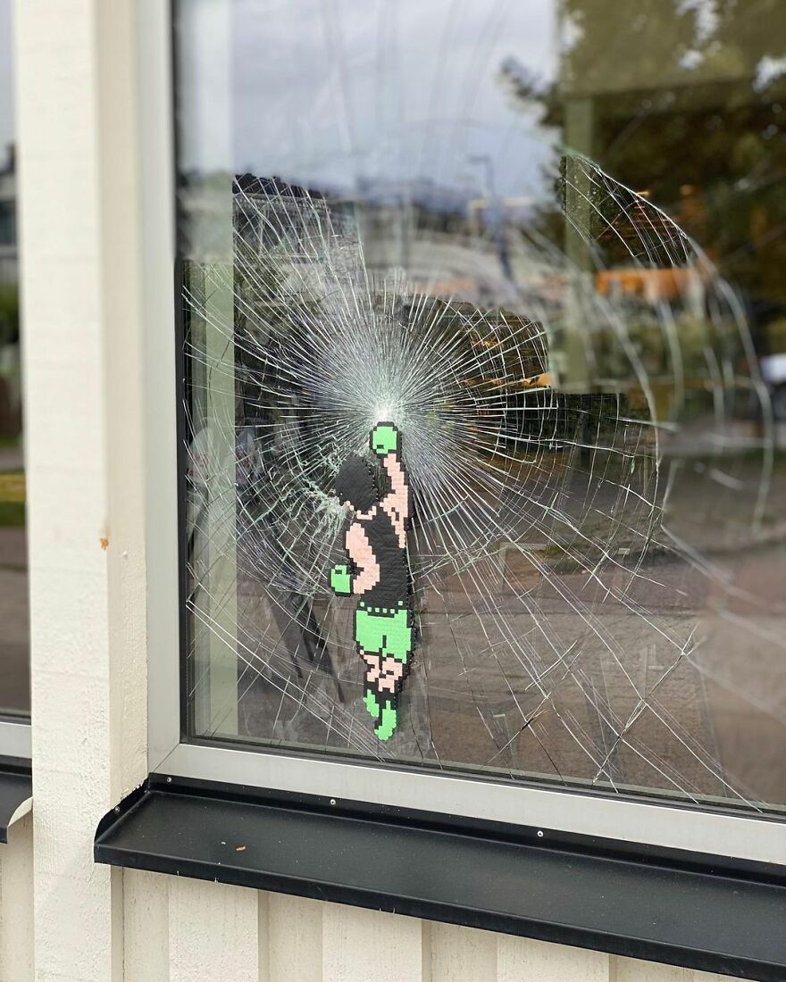 This Artist Is Going Viral By Turning Concrete Barriers Into A Giant Toblerone (+ More Of His Pics)
