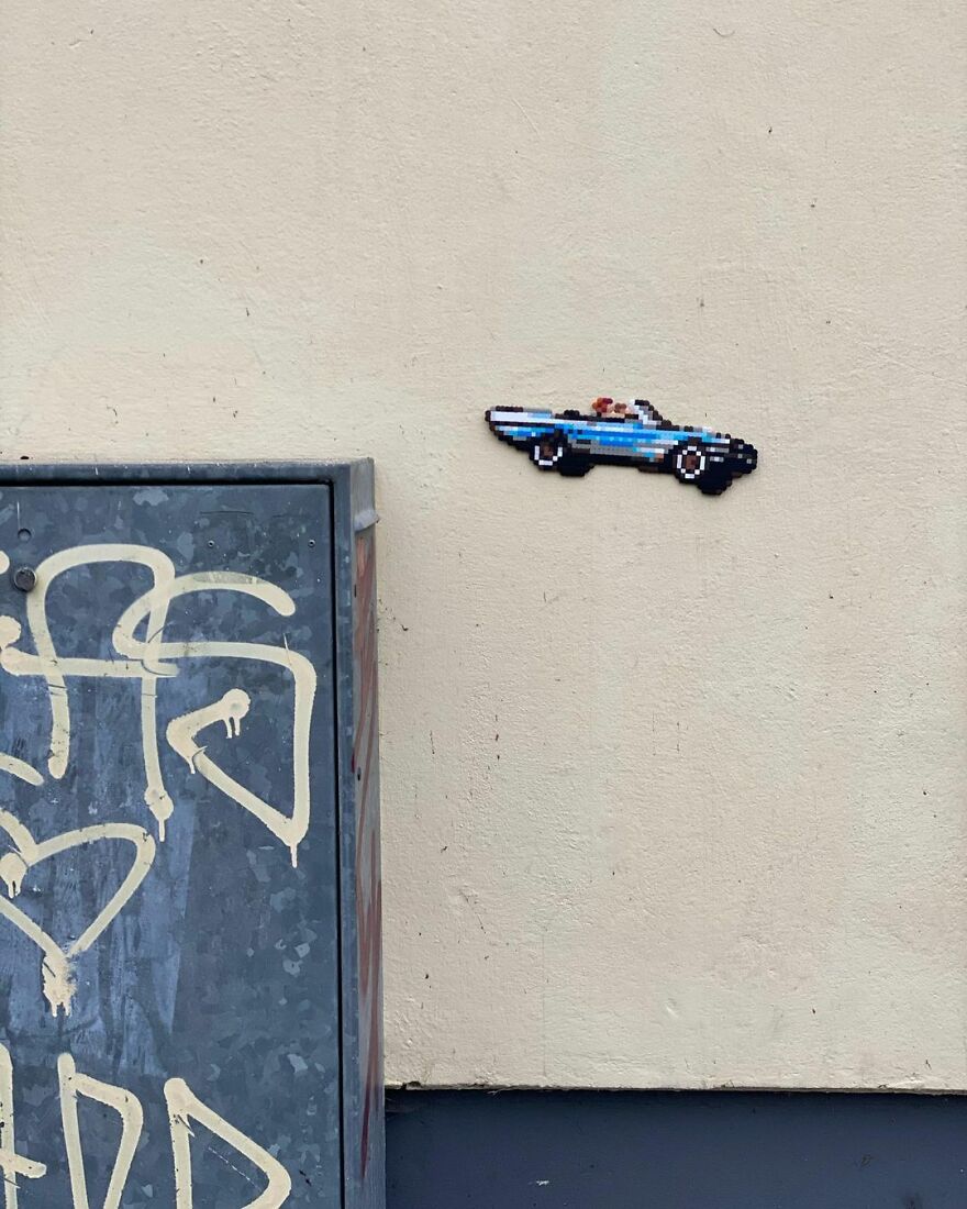 This Artist Is Going Viral By Turning Concrete Barriers Into A Giant Toblerone (+ More Of His Pics)