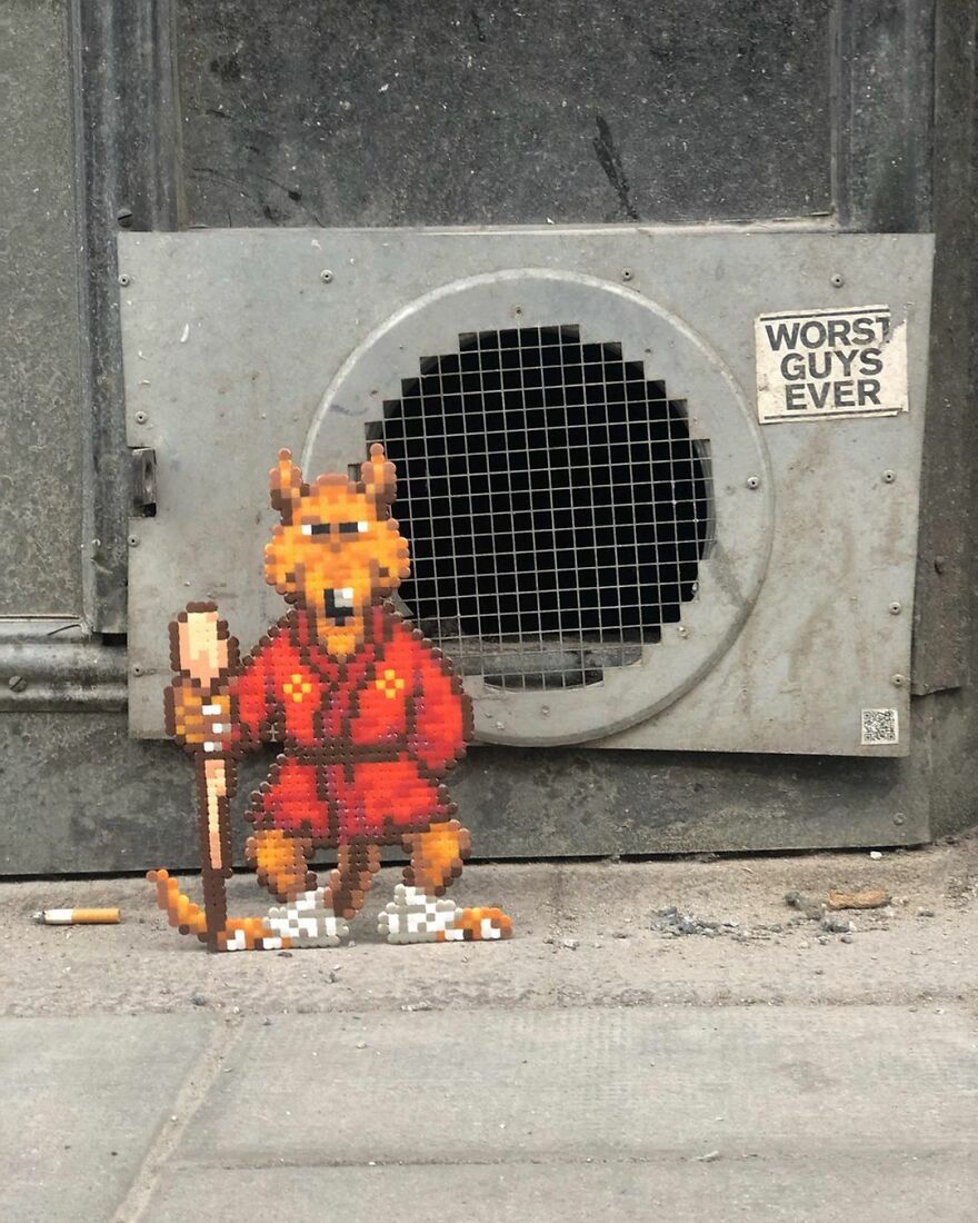 This Artist Is Going Viral By Turning Concrete Barriers Into A Giant Toblerone (+ More Of His Pics)