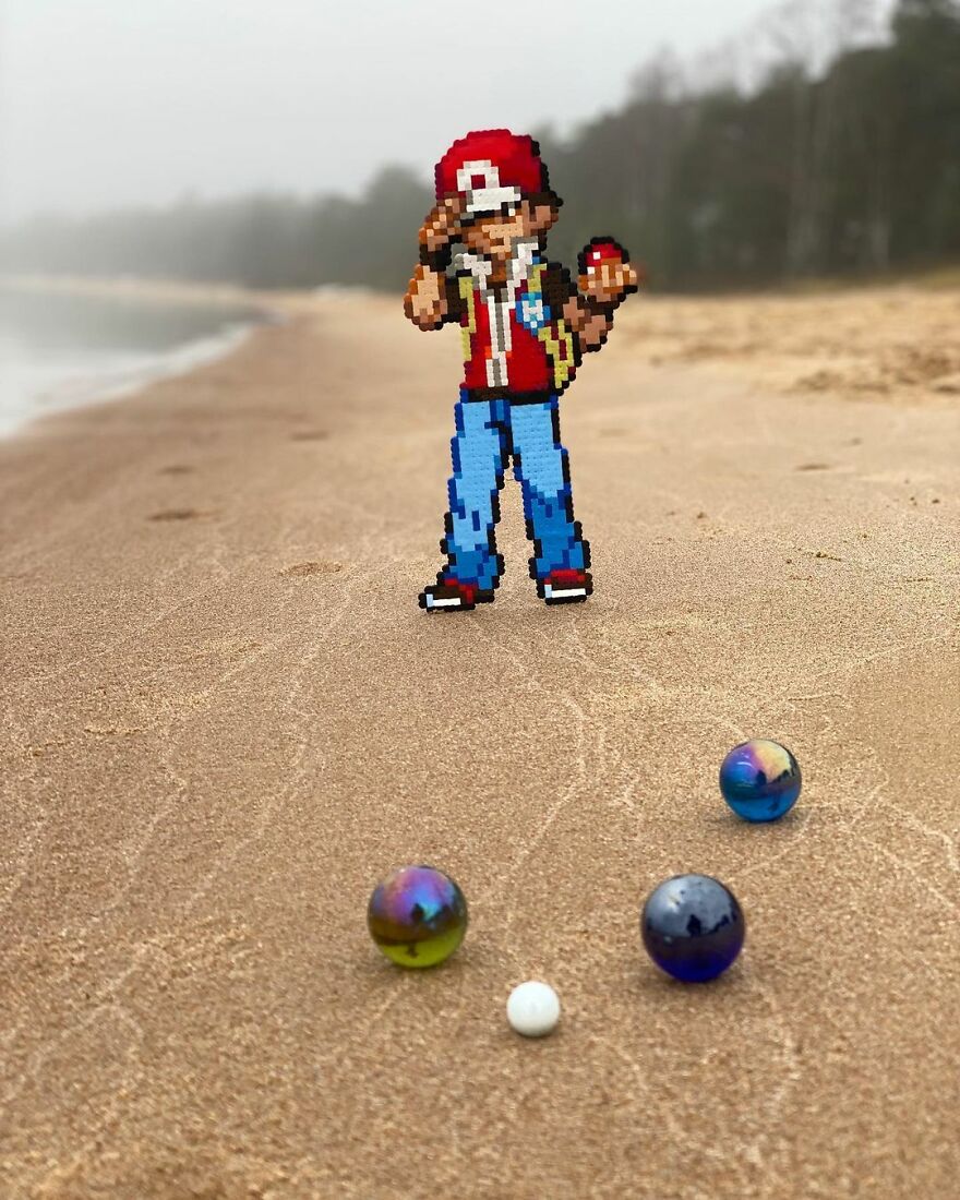 This Artist Is Going Viral By Turning Concrete Barriers Into A Giant Toblerone (+ More Of His Pics)