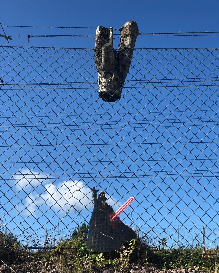 This Artist Is Going Viral By Turning Concrete Barriers Into A Giant Toblerone (+ More Of His Pics)