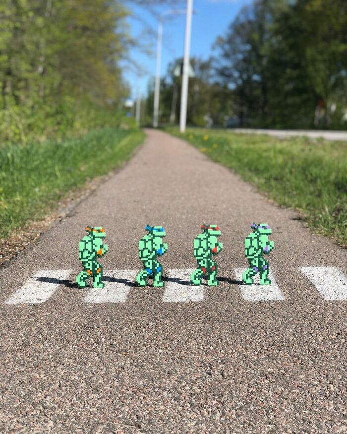 Artist 'Vandalizes' The Streets With His Fun And Unique Pixel Art (30 Pics)