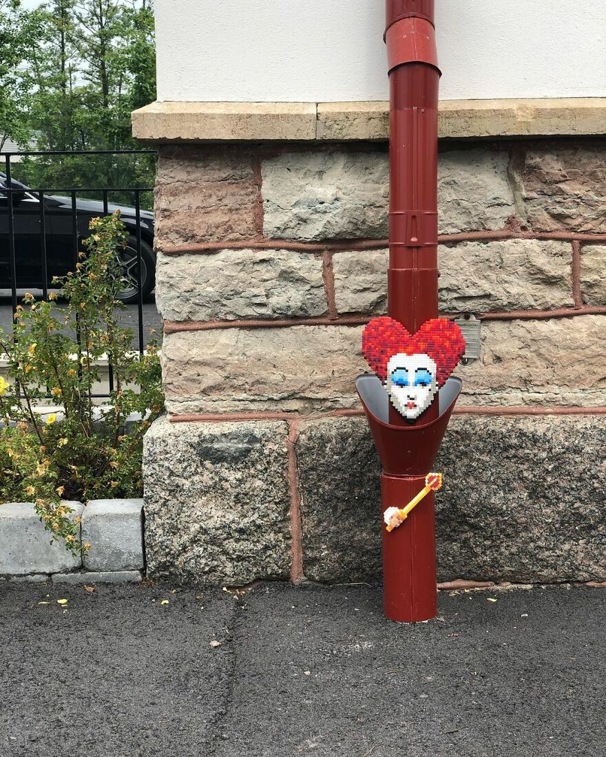 This Artist Is Going Viral By Turning Concrete Barriers Into A Giant Toblerone (+ More Of His Pics)