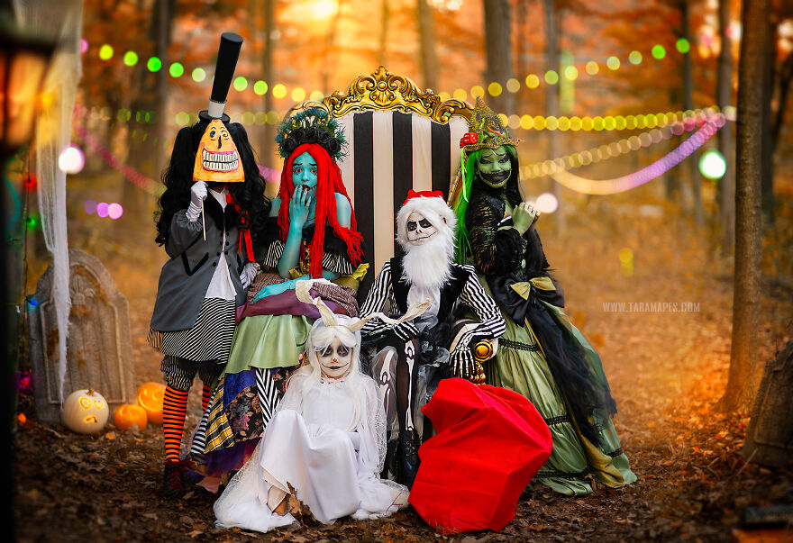 I Created A Halloween Town And Props To Shoot This Nightmare Before Christmas Set