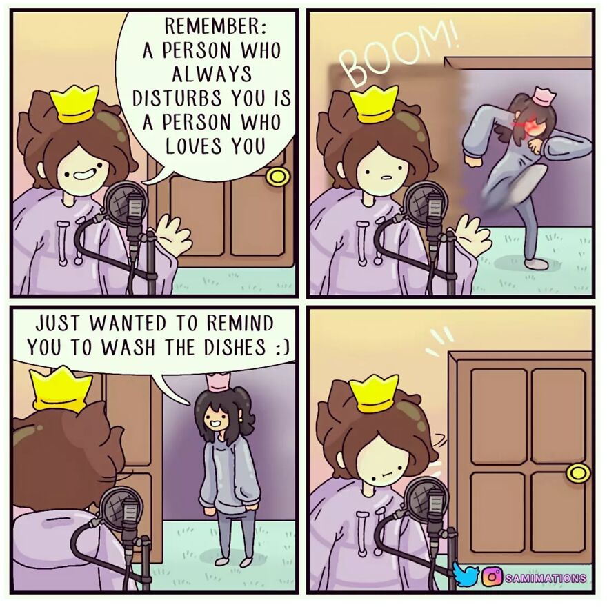 A Person Who Disturbs You Loves You