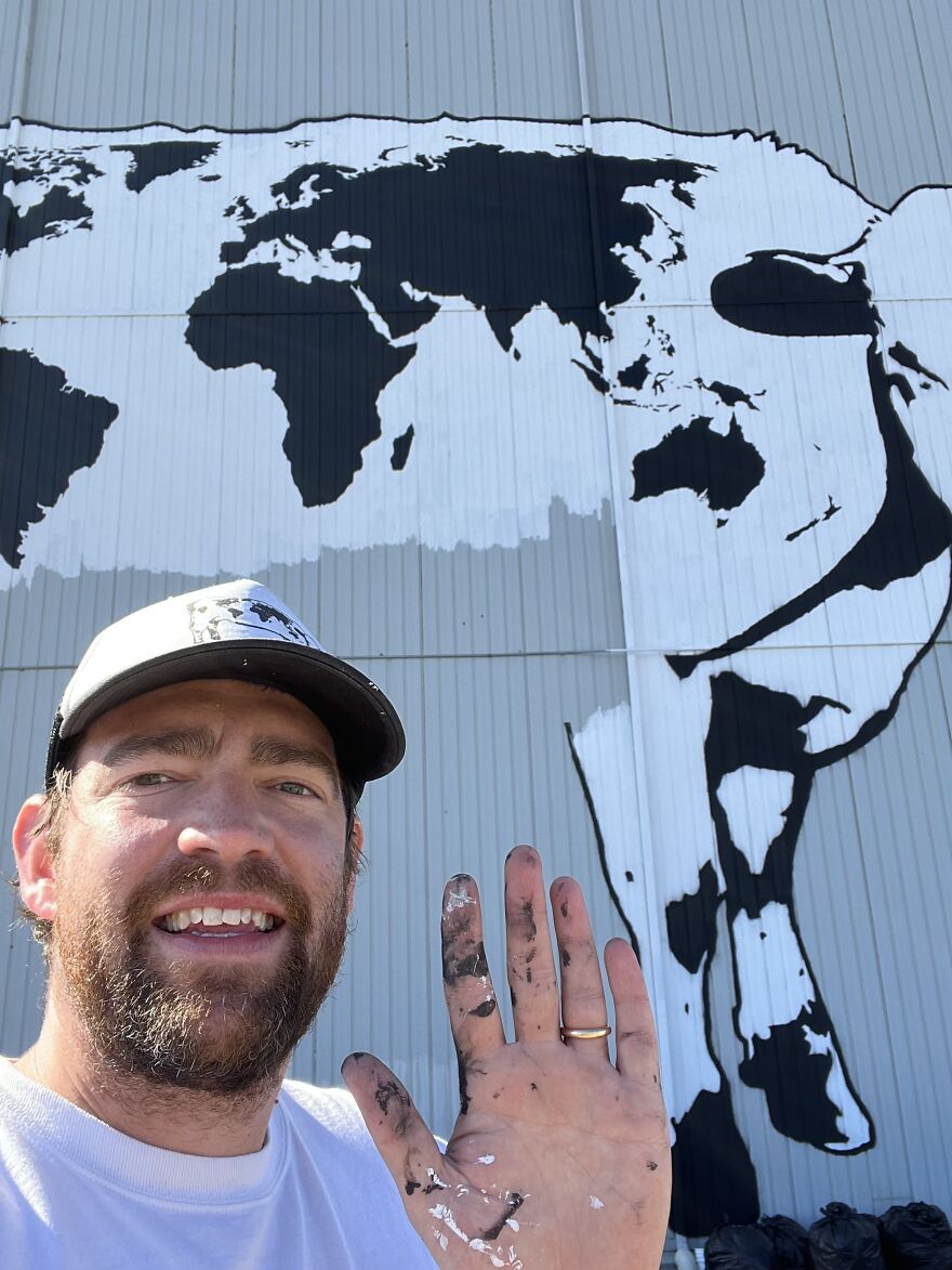 We Painted The Biggest Cow In The World