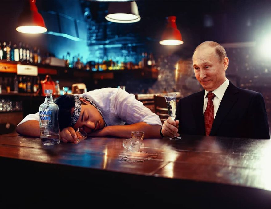 Damnit! Never Trust A Russian "Just One Beer". Vlad Is A Freaking Beast On The Bottle!