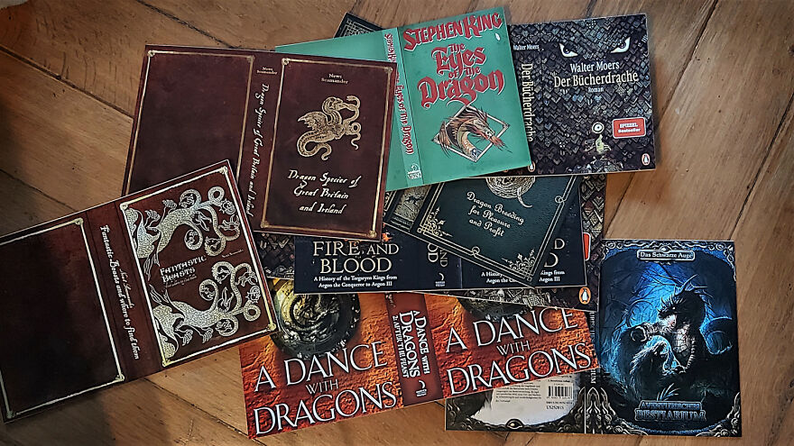 I Created Dragon Book Lamp To Try Out Some New Techniques