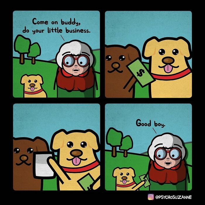 30 “Psycho Suzanne” Comics About A Grandma And Other Funny Situations