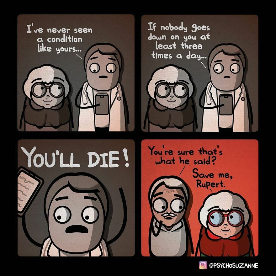 You'll Have Fun With Psycho Suzanne's Comics, A Grandma Like No Other