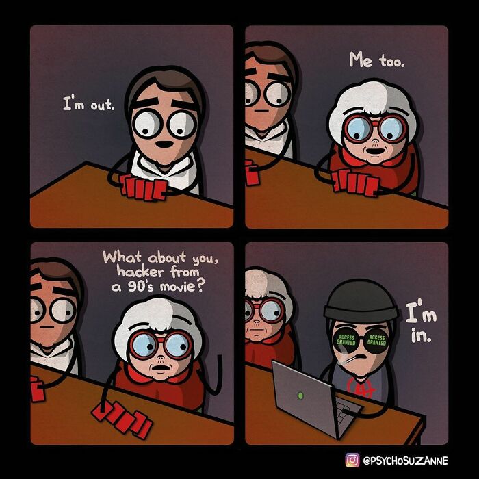 30 “Psycho Suzanne” Comics About A Grandma And Other Funny Situations