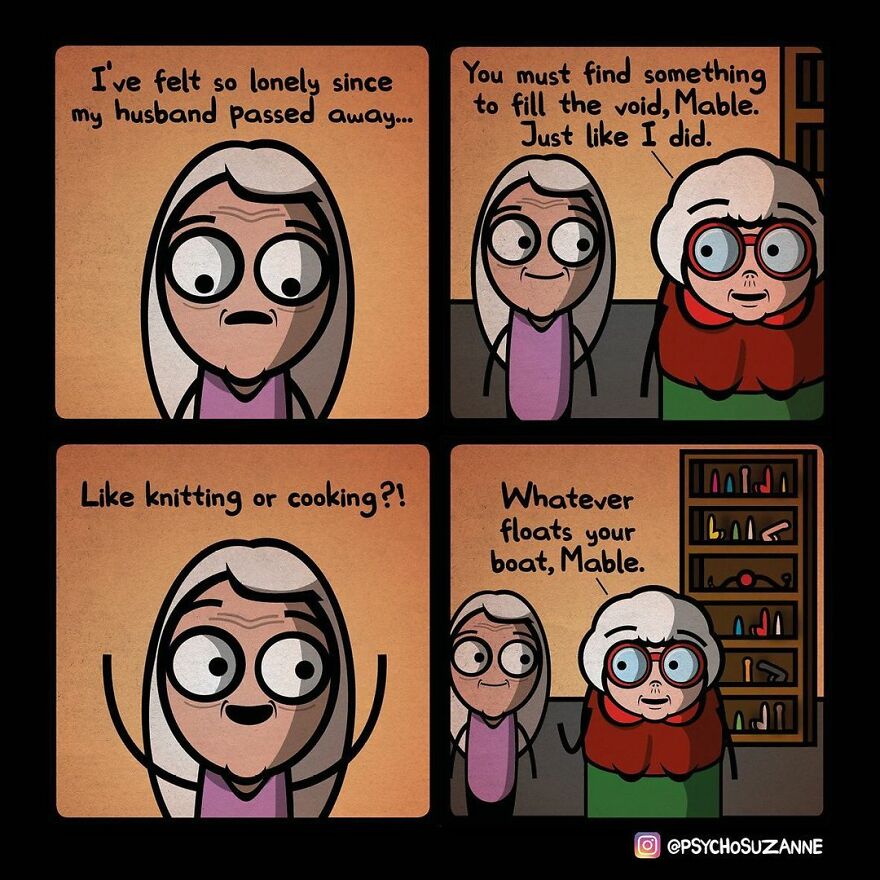 You'll Have Fun With Psycho Suzanne's Comics, A Grandma Like No Other