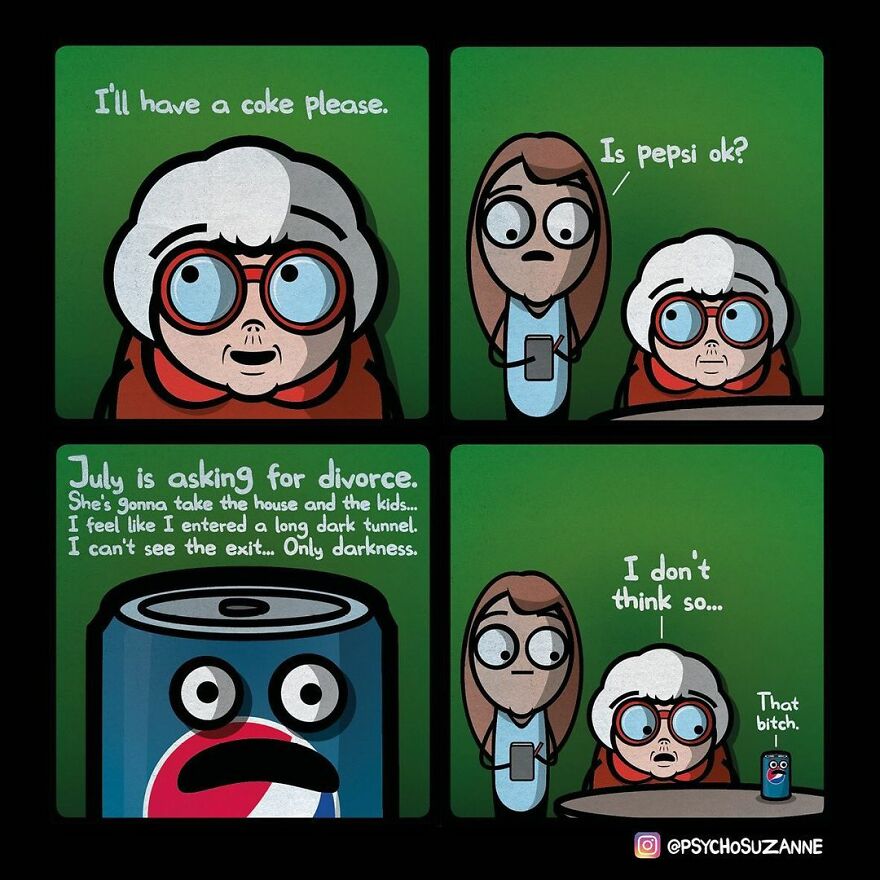 You'll Have Fun With Psycho Suzanne's Comics, A Grandma Like No Other