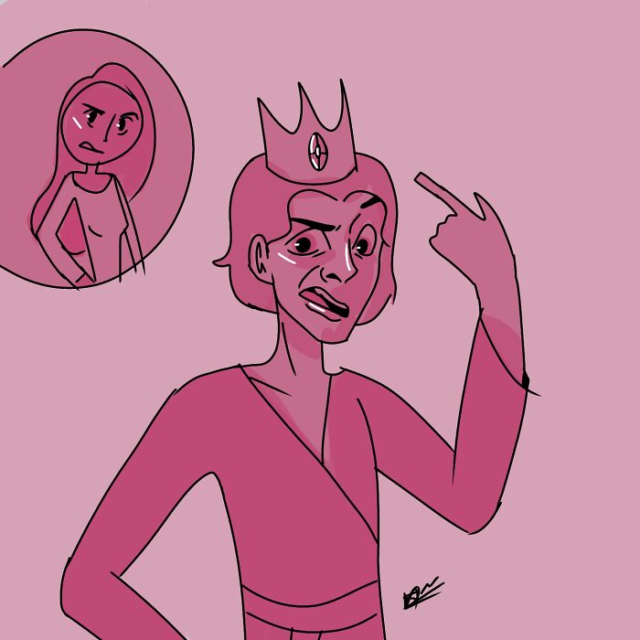 A Spoiled... I Mean... Amazing King Telling One Of His Subjects That As Long As He Wears The Crown, Peasants Like Her Have No Say In The Way He Rules His Country