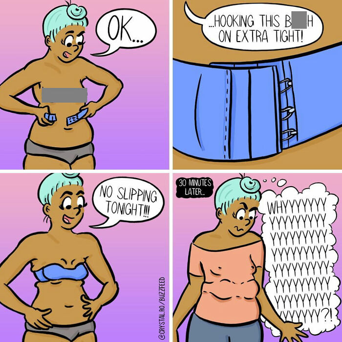 Witty Comics About Female Struggles That Many Women Can Definitely Relate To