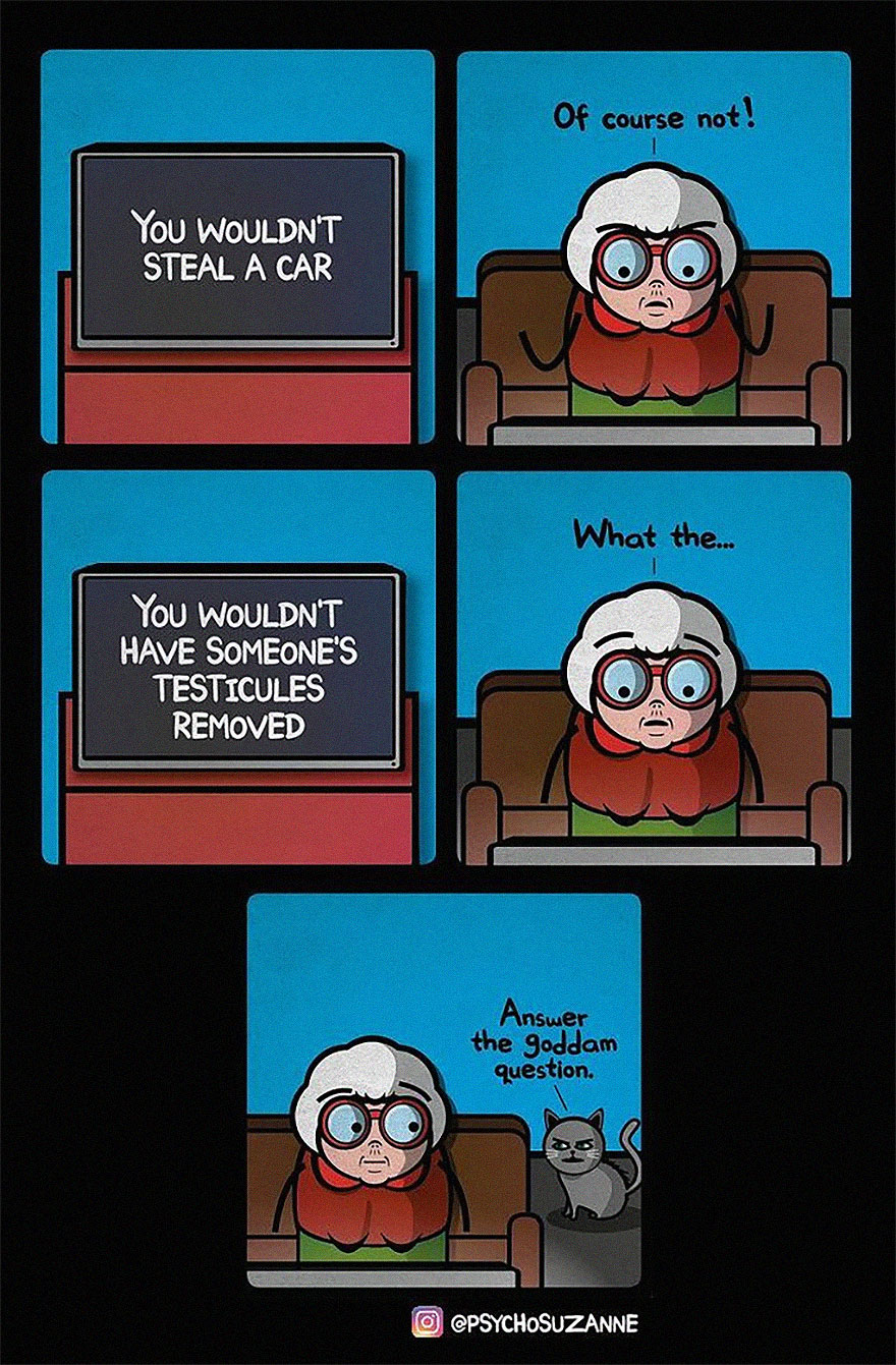 You'll Have Fun With Psycho Suzanne's Comics, A Grandma Like No Other