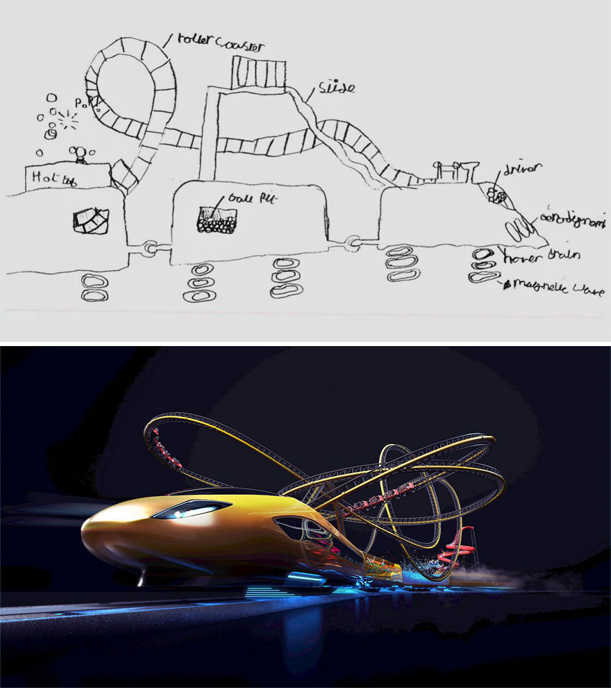 The Rollercoaster Train (Jack - age 10, Manchester)