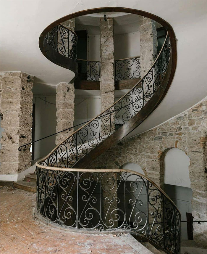 Staircase In Derelict