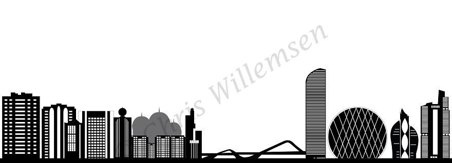 Abu Dhabi City Skyline