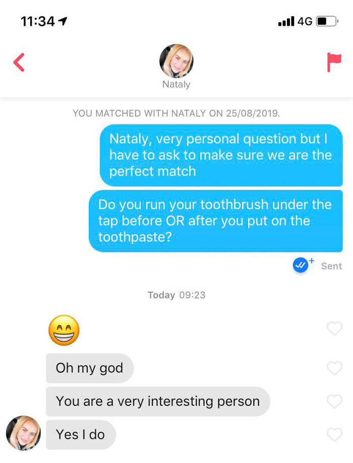 Decided To Try Something New On Tinder...