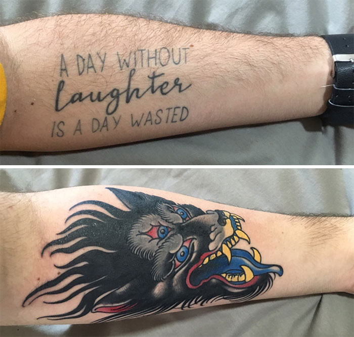 Got This Cover Up Done Today By Harley At Kustom Ink Studios, Mackay, Australia