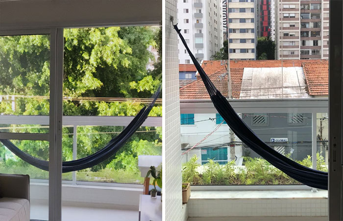 The View Of My Balcony Before And After They Removed A Tree