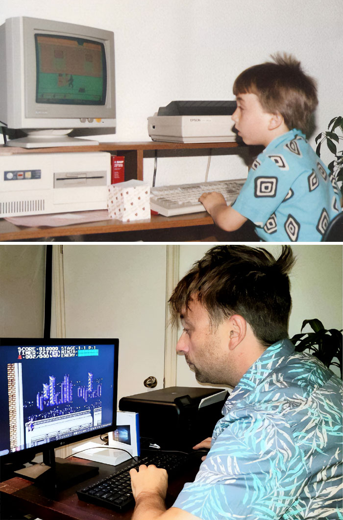 I Found An Old Pic Of Me Playing Computer Games. As It Turns Out I Haven't Changed Very Much