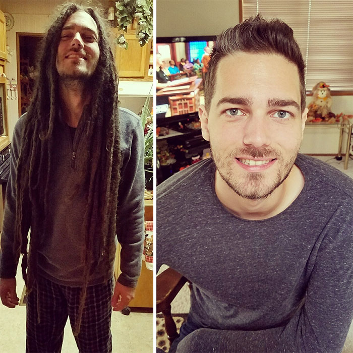 One Day After Cutting Off 11 Years Worth Of Dreads