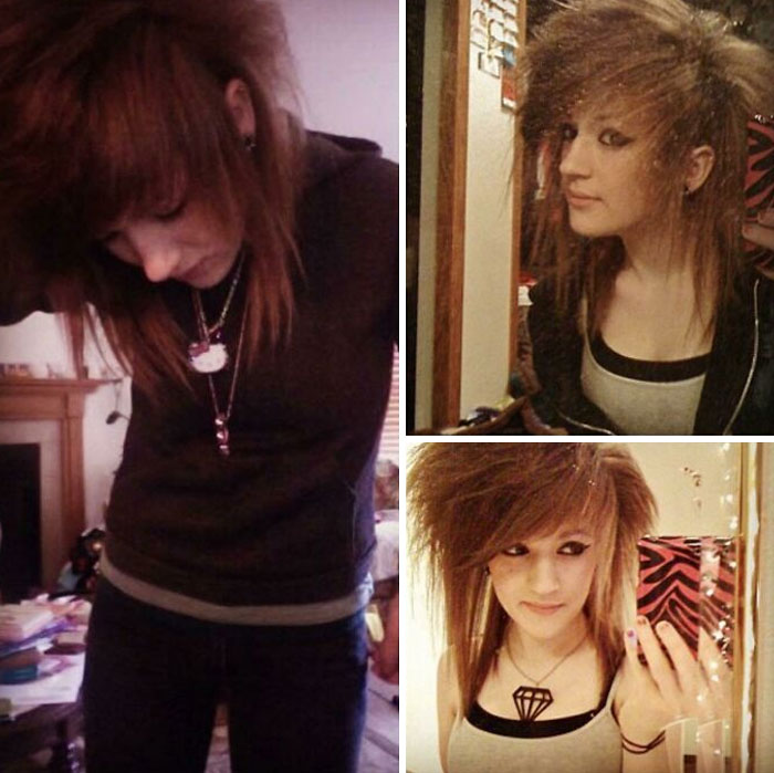 Spent An Hour Doing My Hair Every Day. Circa 2006