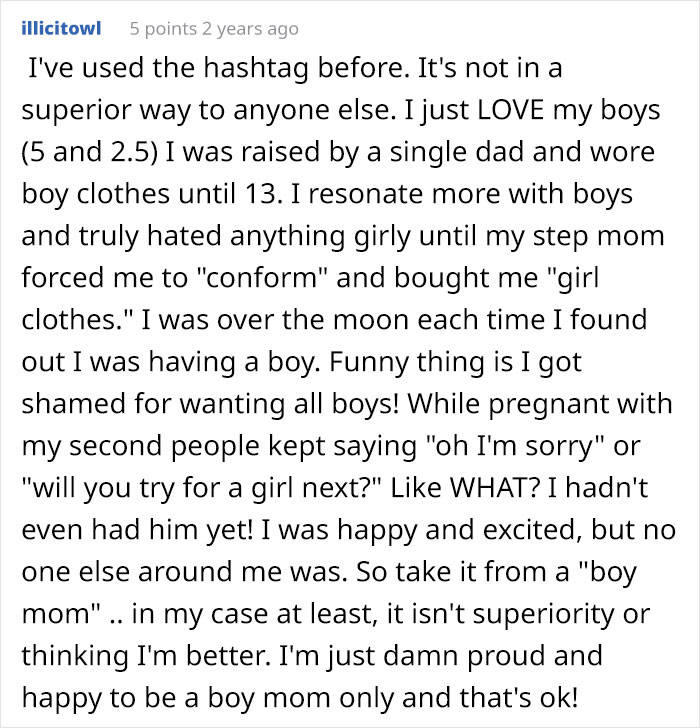 "It's Different For Boys": Moms Who Brag About Being #BoyMoms Get Called Out In Viral Post