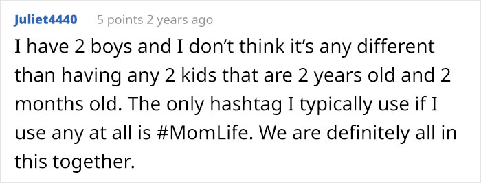 "It's Different For Boys": Moms Who Brag About Being #BoyMoms Get Called Out In Viral Post